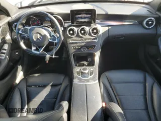 2017 Mercedes-Benz C 300 with VIN WDDWF4KB8HR214942, listed as a Copart auction lot 53439155 with 112,240 mi miles and Salvage Title. Bid and sale history available at carsss.com. Image 8.