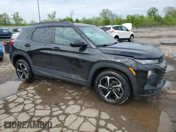 2021 Chevrolet TrailBlazer RS with VIN KL79MTSL3MB052606, listed as a Copart auction lot 53297584 with 55,204 mi miles and . Bid and sale history available at DreamBid. Image 4.