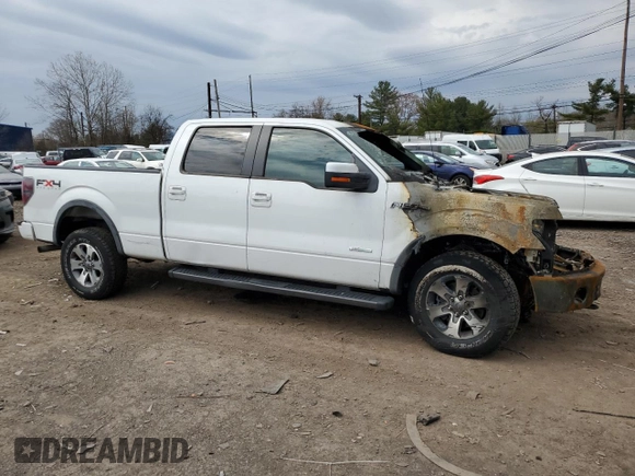 2011 Ford F-150 XLT with VIN 1FTFW1ET2BFB94838, listed as a Copart auction lot 49818905 with 0 mi miles and Salvage Title. Bid and sale history available at carsss.com. Image 4.