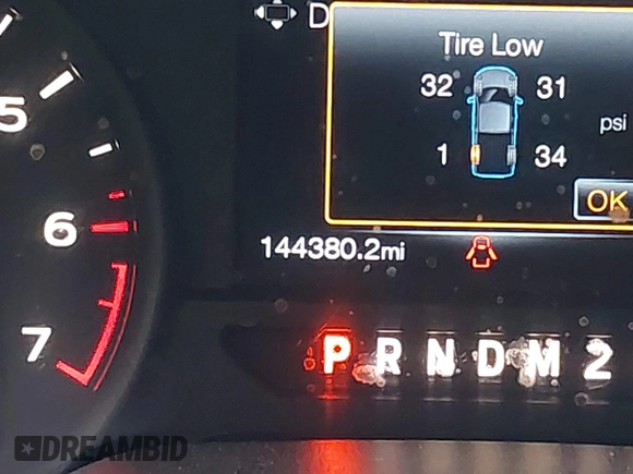 2017 Ford F-150 XL with VIN 1FTEX1CF3HKE56758, listed as a IAAI auction lot 41558163 with 144,380 mi miles. Bid and sale history available at carsss.com. Image 15.