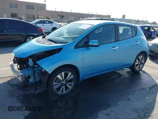 2015 Nissan LEAF S with VIN 1N4AZ0CP6FC330483, listed as a IAAI auction lot 42217559 with 35,216 mi miles and . Bid and sale history available at DreamBid. Image 20.