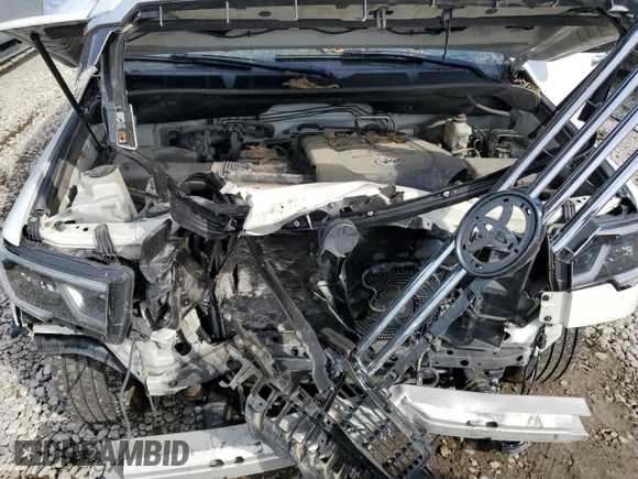 2018 Toyota Sequoia Platinum with VIN 5TDDY5G1XJS163551, listed as a Copart auction lot 73301664 with 0 mi miles and Salvage Title. Bid and sale history available at carsss.com. Image 12.