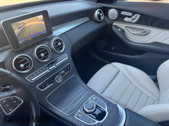 2017 Mercedes-Benz C 300 with VIN 55SWF4KB2HU206186, listed as a Copart auction lot 56971165 with 141,325 mi miles and Clean Title. Bid and sale history available at DreamBid. Image 10.
