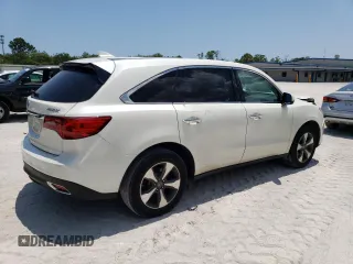 2016 Acura MDX with VIN 5FRYD3H26GB017121, listed as a Copart auction lot 51688653 with 163,867 mi miles. Bid and sale history available at carsss.com. Image 3.