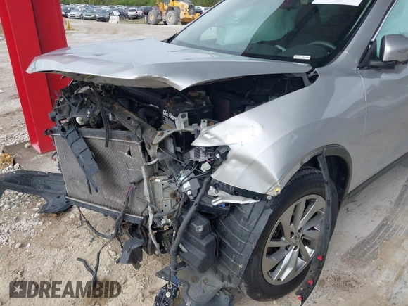 2014 Nissan Rogue SL with VIN 5N1AT2MV5EC873791, listed as a IAAI auction lot 41287168 with 120,694 mi miles. Bid and sale history available at carsss.com. Image 14.