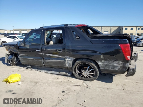 2004 Cadillac Escalade EXT z VIN 3GYEK62N74G276912, wystawiony jako Copart lot #86008284 z przebiegiem Nie podano mil oraz Szkoda całkowita • Salvage title. Historia ofert i sprzedaży dostępna na DreamBid. Obrazek 2.