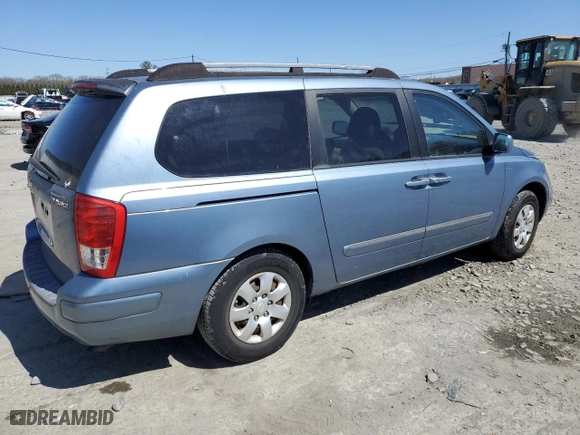 2007 Hyundai Entourage GLS with VIN KNDMC233876043731, listed as a Copart auction lot 52523725 with 143,893 mi miles and Clean Title. Bid and sale history available at carsss.com. Image 3.