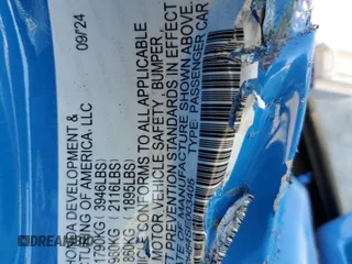 2025 Honda Civic Sport z VIN 19XFL2H84SE003405, wystawiony jako Copart lot #53112765 z przebiegiem 2 481 mil mil oraz Szkoda całkowita • Salvage title. Historia ofert i sprzedaży dostępna na DreamBid. Obrazek 13.