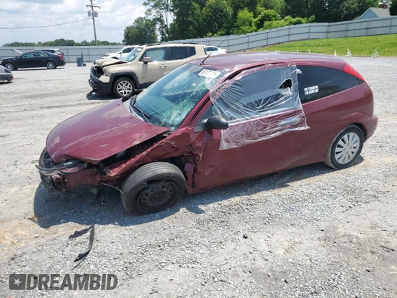 2007 Ford Focus S z VIN 1FAFP31N37W130031, wystawiony jako Copart lot #60123195 z przebiegiem 154 833 mil mil oraz Szkoda całkowita • Salvage title. Historia ofert i sprzedaży dostępna na DreamBid. Obrazek 1.