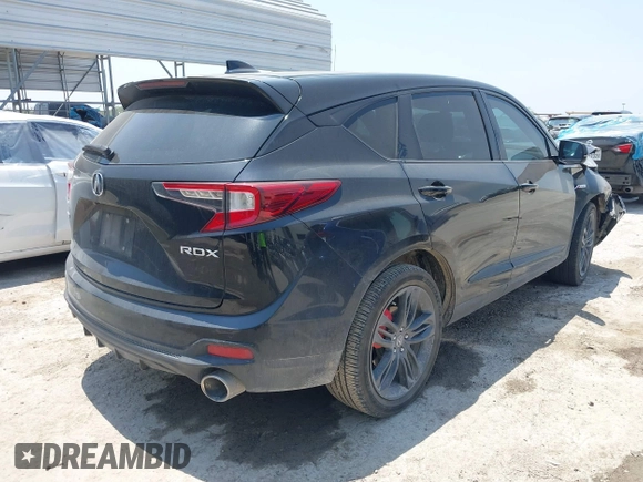2022 Acura RDX w/A-Spec Package with VIN 5J8TC1H6XNL006589, listed as a IAAI auction lot 42257928 with 50,907 mi miles and . Bid and sale history available at DreamBid. Image 4.