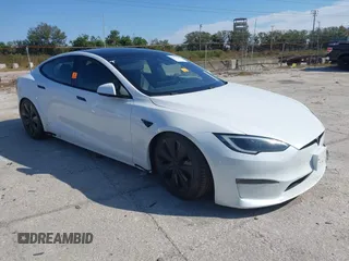 2023 Tesla Model S with VIN 5YJSA1E56PF501616, listed as a IAAI auction lot 41291649 with Not provided miles and . Bid and sale history available at DreamBid. Image 1.