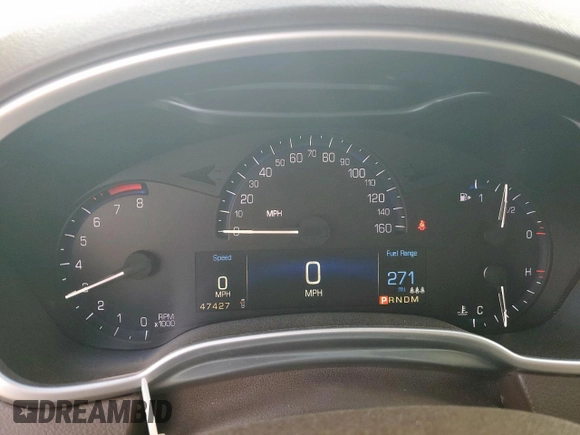 2016 Cadillac SRX Performance Collection with VIN 3GYFNCE32GS507625, listed as a Copart auction lot 61575625 with 47,427 mi miles and Salvage title. Bid and sale history available at DreamBid. Image 9.