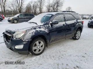 2016 Chevrolet Equinox LT with VIN 2GNFLFEK6G6175831, listed as a Copart auction lot 45569385 with 110,133 mi miles and Salvage Title. Bid and sale history available at DreamBid. Image 1.