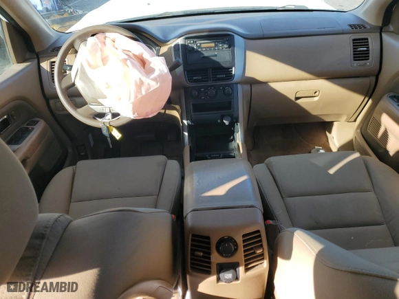 2007 Honda Pilot LX with VIN 5FNYF28177B014256, listed as a Copart auction lot 85744684 with 0 mi miles and Salvage Title. Bid and sale history available at carsss.com. Image 8.