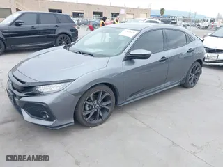 2018 Honda Civic Hatchback Sport Touring with VIN SHHFK7H90JU432590, listed as a IAAI auction lot 42025325 with 78,748 mi miles. Bid and sale history available at carsss.com. Image 18.