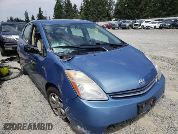 2007 Toyota Prius with VIN JTDKB20U877619139, listed as a Copart auction lot 55257552 with 0 mi miles and Salvage Title. Bid and sale history available at carsss.com. Image 1.