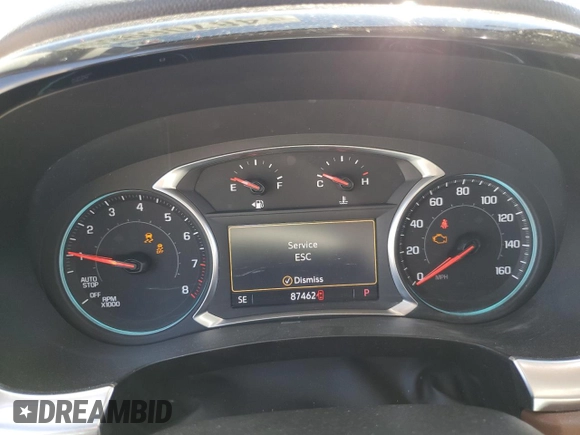 2020 Chevrolet Traverse High Country with VIN 1GNEVNKW6LJ146074, listed as a Copart auction lot 48706985 with 87,462 mi miles and Salvage Title. Bid and sale history available at carsss.com. Image 9.