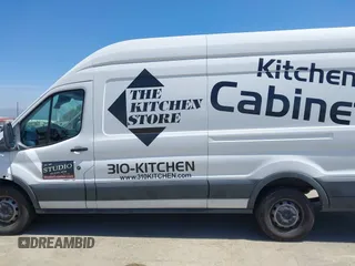 2018 Ford Transit Cargo with VIN 1FTBW3XGXJKB34600, listed as a IAAI auction lot 42017817 with 116,399 mi miles. Bid and sale history available at carsss.com. Image 14.