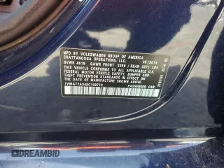 2014 Volkswagen Passat Wolfsburg Edition with VIN 1VWAT7A34EC109710, listed as a Copart auction lot 60604135 with 105,147 mi miles and Clean title. Bid and sale history available at DreamBid. Image 12.