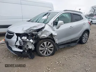 2018 Buick Encore Preferred with VIN KL4CJESB0JB672209, listed as a IAAI auction lot 41115524 with 98,869 mi miles and . Bid and sale history available at carsss.com. Image 16.