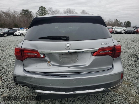 2019 Acura MDX with VIN 5J8YD3H37KL003858, listed as a Copart auction lot 88887355 with 101,879 mi miles and Salvage Title. Bid and sale history available at carsss.com. Image 6.
