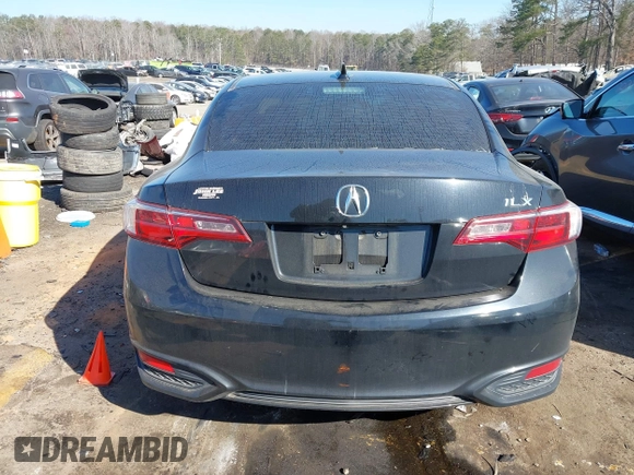 2017 Acura ILX with VIN 19UDE2F35HA016248, listed as a IAAI auction lot 41661341 with 136,000 mi miles. Bid and sale history available at carsss.com. Image 16.