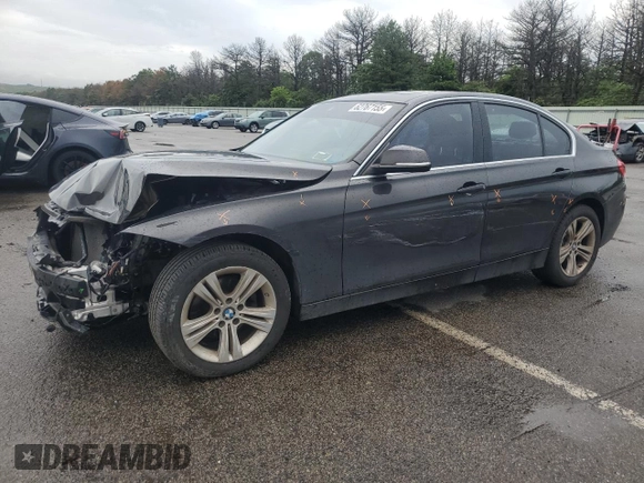 2017 BMW 3 Series 330i xDrive with VIN WBA8D9G38HNU65066, listed as a Copart auction lot 62767155 with 80,553 mi miles and Salvage title. Bid and sale history available at DreamBid. Image 1.