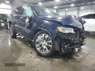 2017 Jeep Grand Cherokee Overland with VIN 1C4RJFCT0HC842974, listed as a Copart auction lot 45971555 with 0 mi miles and Non Repairable. Bid and sale history available at carsss.com. Image 4.