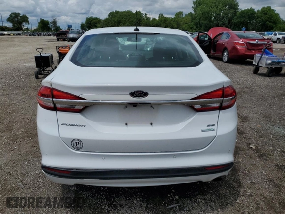 2017 Ford Fusion SE with VIN 3FA6P0HD9HR190220, listed as a Copart auction lot 60995515 with 72,288 mi miles and Salvage title. Bid and sale history available at DreamBid. Image 6.