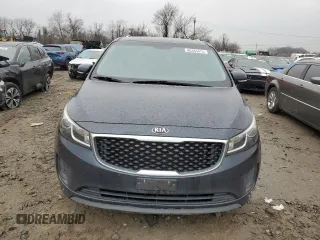 2016 Kia Sedona LX with VIN KNDMB5C13G6129452, listed as a Copart auction lot 46335475 with 118,617 mi miles and Salvage Title. Bid and sale history available at DreamBid. Image 5.