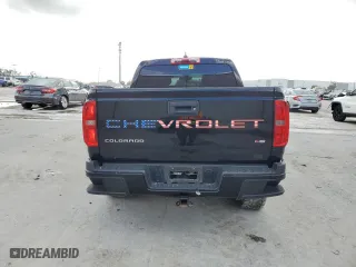 2021 Chevrolet Colorado 4WD Work Truck with VIN 1GCGTBEN3M1253402, listed as a Copart auction lot 86136354 with 42,557 mi miles and Salvage Title. Bid and sale history available at carsss.com. Image 6.