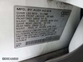 2017 Audi Q7 Prestige with VIN WA1VABF76HD012204, listed as a Copart auction lot 52627435 with 163,644 mi miles and Salvage Title. Bid and sale history available at carsss.com. Image 14.