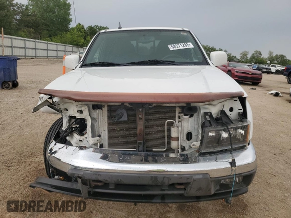 2011 GMC Canyon SLE1 with VIN 1GTH5MFEXB8129303, listed as a Copart auction lot 58571285 with 175,338 mi miles and Salvage title. Bid and sale history available at DreamBid. Image 5.