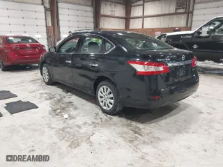 2015 Nissan Sentra SV with VIN 3N1AB7AP4FY365561, listed as a IAAI auction lot 41581798 with 81,002 mi miles. Bid and sale history available at carsss.com. Image 3.