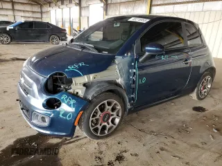 2013 FIAT 500 Sport with VIN 3C3CFFBR8DT514587, listed as a Copart auction lot 49276955 with 68,301 mi miles and Salvage Title. Bid and sale history available at carsss.com. Image 1.