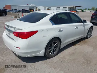 2017 Infiniti Q50 Premium with VIN JN1EV7AP6HM742437, listed as a IAAI auction lot 42018723 with 85,608 mi miles and . Bid and sale history available at DreamBid. Image 4.