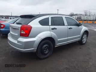 2007 Dodge Caliber SXT with VIN 1B3HB48BX7D379555, listed as a IAAI auction lot 41806050 with 99,662 mi miles and . Bid and sale history available at DreamBid. Image 4.