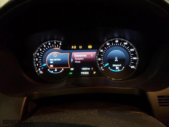 2016 Ford Explorer Platinum with VIN 1FM5K8HT6GGC70554, listed as a Copart auction lot 45110025 with 120,021 mi miles and Salvage Title. Bid and sale history available at carsss.com. Image 9.