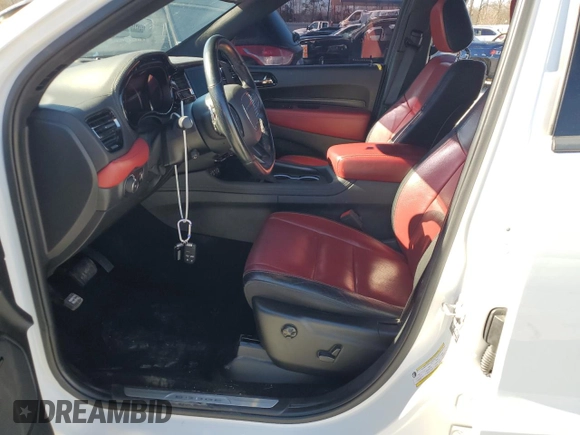 2021 Dodge Durango R/T with VIN 1C4SDJCT6MC598821, listed as a Copart auction lot 45545905 with 42,965 mi miles and Salvage title. Bid and sale history available at DreamBid. Image 7.