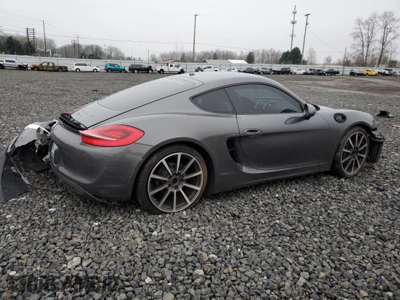 2014 Porsche Cayman with VIN WP0AA2A81EK170848, listed as a Copart auction lot 54178125 with 42,979 mi miles and Salvage Title. Bid and sale history available at DreamBid. Image 5.