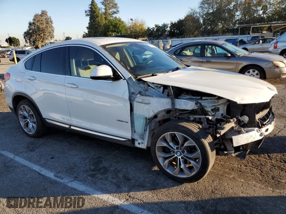 2016 BMW X4 xDrive28i with VIN 5UXXW3C59G0R21406, listed as a Copart auction lot 37815274 with 109,407 mi miles. Bid and sale history available at carsss.com. Image 4.