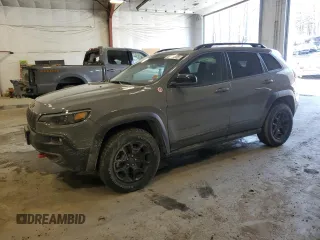 2022 Jeep Cherokee Trailhawk with VIN 1C4PJMBX2ND515868, listed as a Copart auction lot 47689335 with 47,903 mi miles and Salvage Title. Bid and sale history available at carsss.com. Image 1.