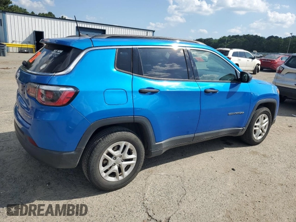 2019 Jeep Compass Sport z VIN 3C4NJCAB4KT699479, wystawiony jako Copart lot #57969445 z przebiegiem 97 621 mil mil oraz Szkoda całkowita • Salvage title. Historia ofert i sprzedaży dostępna na DreamBid. Obrazek 3.