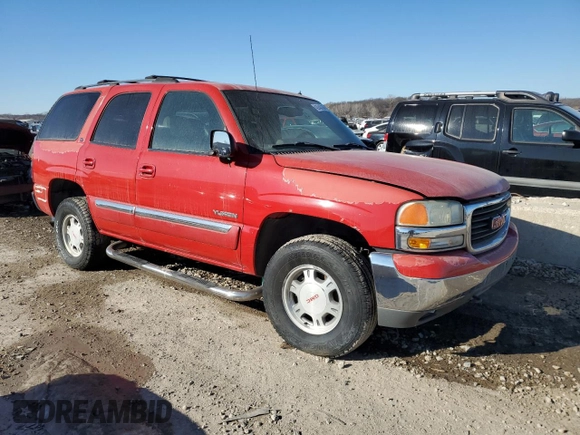 2002 GMC Yukon SLT z VIN 1GKEK13Z62R191085, wystawiony jako Copart lot #42645755 z przebiegiem 173 890 mil mil oraz Czysty tytuł • Clean title. Historia ofert i sprzedaży dostępna na DreamBid. Obrazek 4.