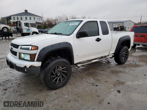 2008 Chevrolet Colorado LS with VIN 1GCDT199088160683, listed as a Copart auction lot 82765134 with 107,532 mi miles and Clean Title. Bid and sale history available at carsss.com. Image 1.