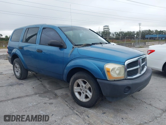 2005 Dodge Durango SXT with VIN 1D4HD38K05F512153, listed as a IAAI auction lot 41215391 with 178,553 mi miles and . Bid and sale history available at DreamBid. Image 1.