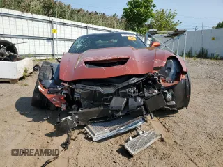 2015 Chevrolet Corvette Z06 3LZ with VIN 1G1YU2D61F5604792, listed as a Copart auction lot 69976954 with 16,658 mi miles and Salvage Title. Bid and sale history available at carsss.com. Image 5.