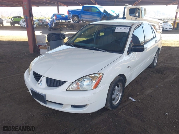 2004 Mitsubishi Lancer ES with VIN JA3AJ26E14U065498, listed as a IAAI auction lot 41887945 with 142,632 mi miles. Bid and sale history available at carsss.com. Image 2.