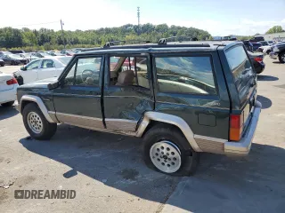 1993 Jeep Cherokee Country with VIN 1J4FJ78S4PL517648, listed as a Copart auction lot 72383564 with 127,156 mi miles and Salvage Title. Bid and sale history available at carsss.com. Image 2.