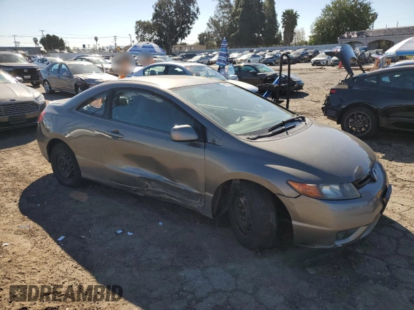 2008 Honda Civic Cpe LX with VIN 2HGFG12638H537645, listed as a Copart auction lot 46707725 with 149,387 mi miles and Clean Title. Bid and sale history available at carsss.com. Image 4.